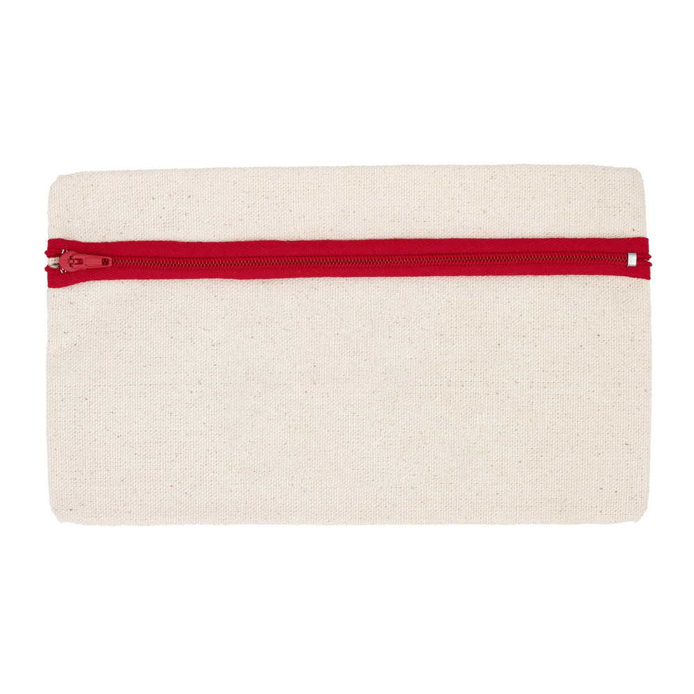 Baumwoll-Federmäppchen – 280 g/m² Bio-Baumwolle - Natur/Gelb