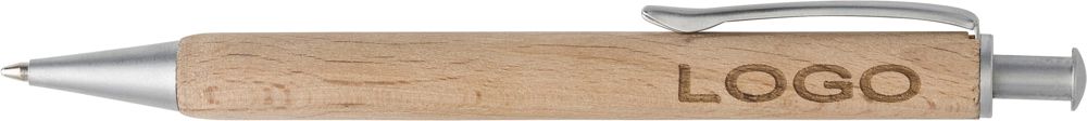Kugelschreiber aus Buchenholz Marissa