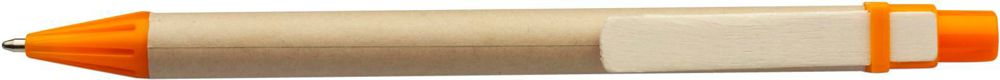 Kugelschreiber aus Pappe Peter - orange