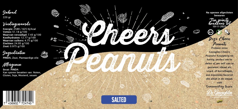 Cheers Peanuts Gesalzen 220gram