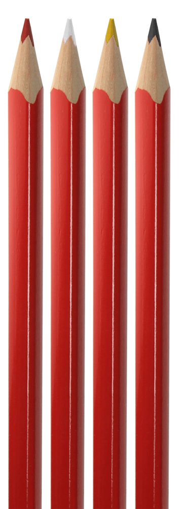Allesschreiberstift, 24 cm, Made in EU, FSC®, 3-eckig