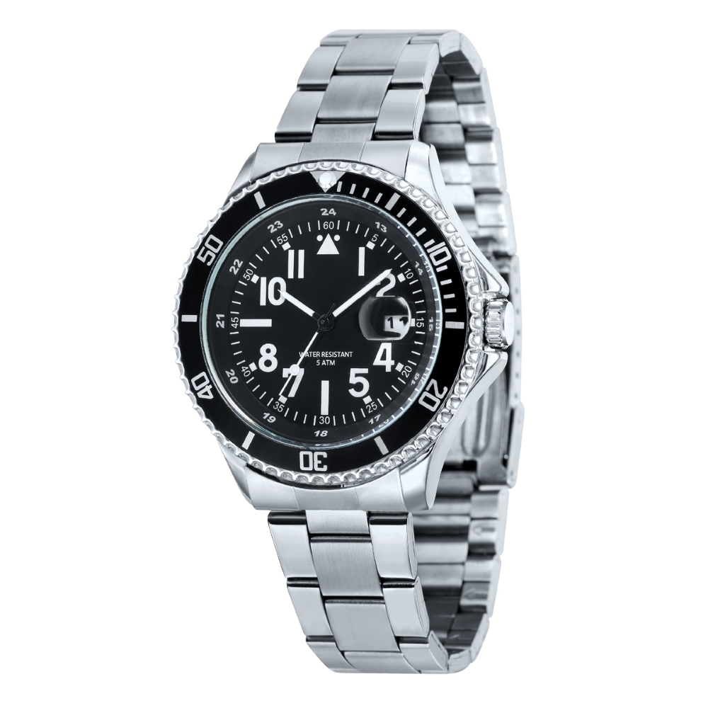 Armbanduhr Riga - silber
