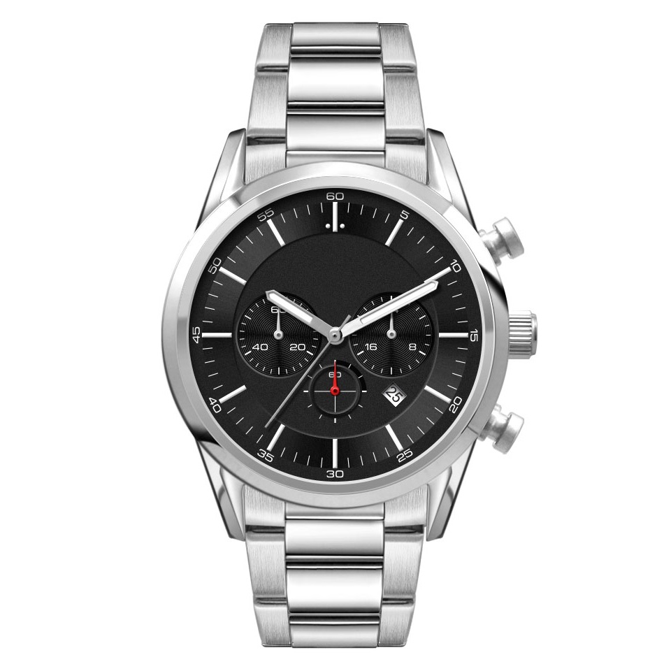 Armbanduhr Vancouver - Silber Schwarz