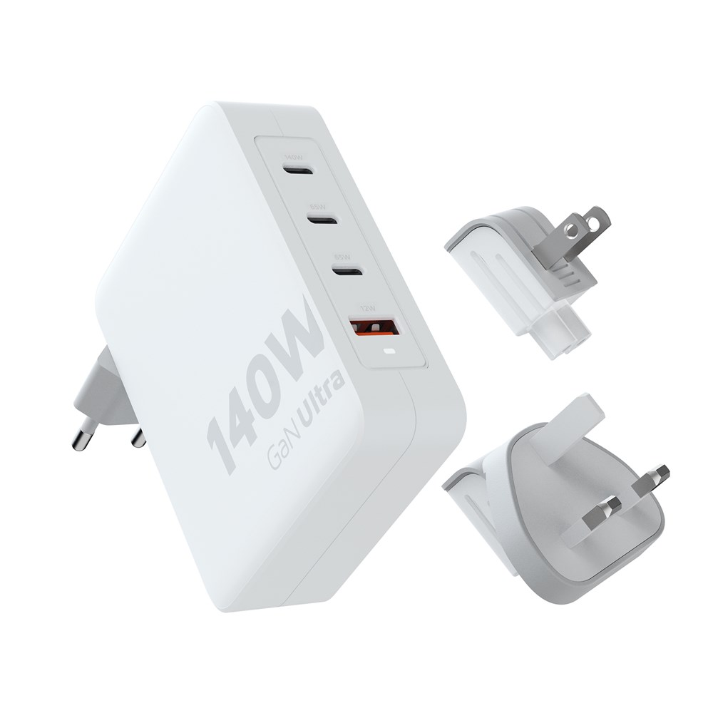 GaN Ultra Travel Chargers - weiß