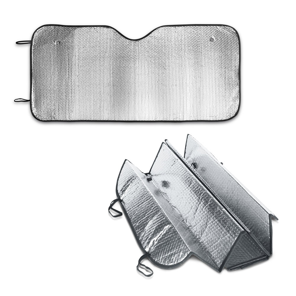 CRADLE. Sonnenschutz für Autos mit PE- und Aluminiumbeschichtung