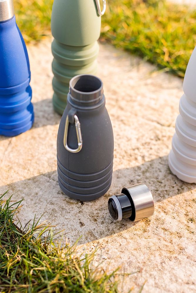 Faltbare Silikon-Trinkflasche 550 ml Erin