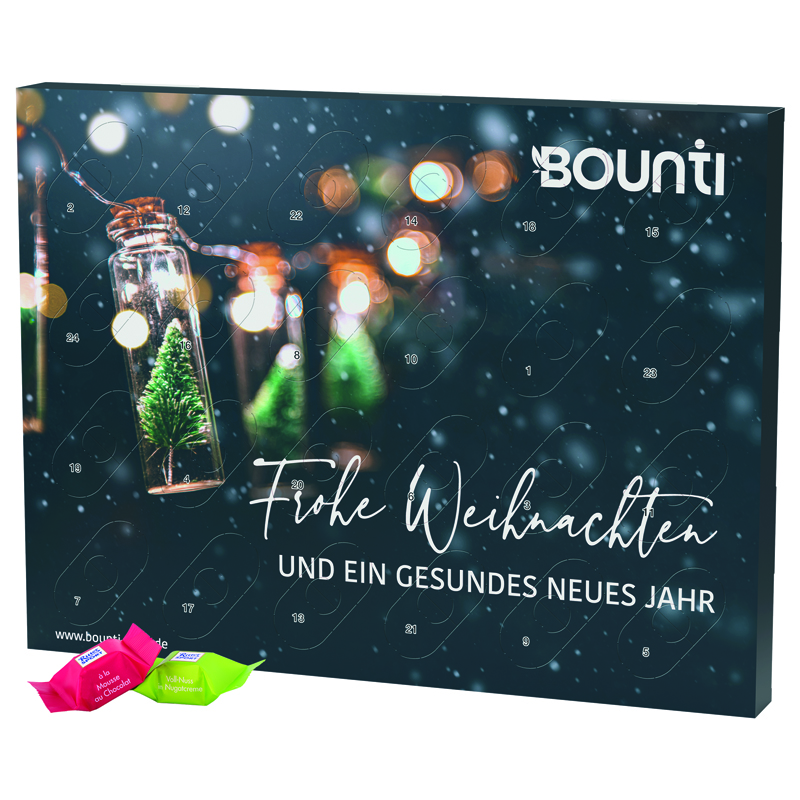 Adventskalender Eco XL, Papierblister, Ritter SPORT Schokowürfel