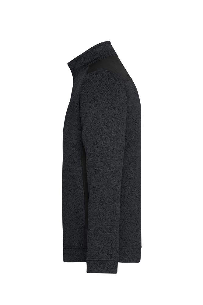 Men's Knitted Workwear Fleece Half-Zip - STRONG -