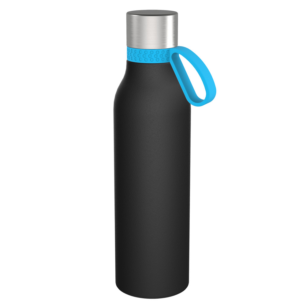 Trinkflasche RETUMBLER-TOULON II 820 - cyan, schwarz