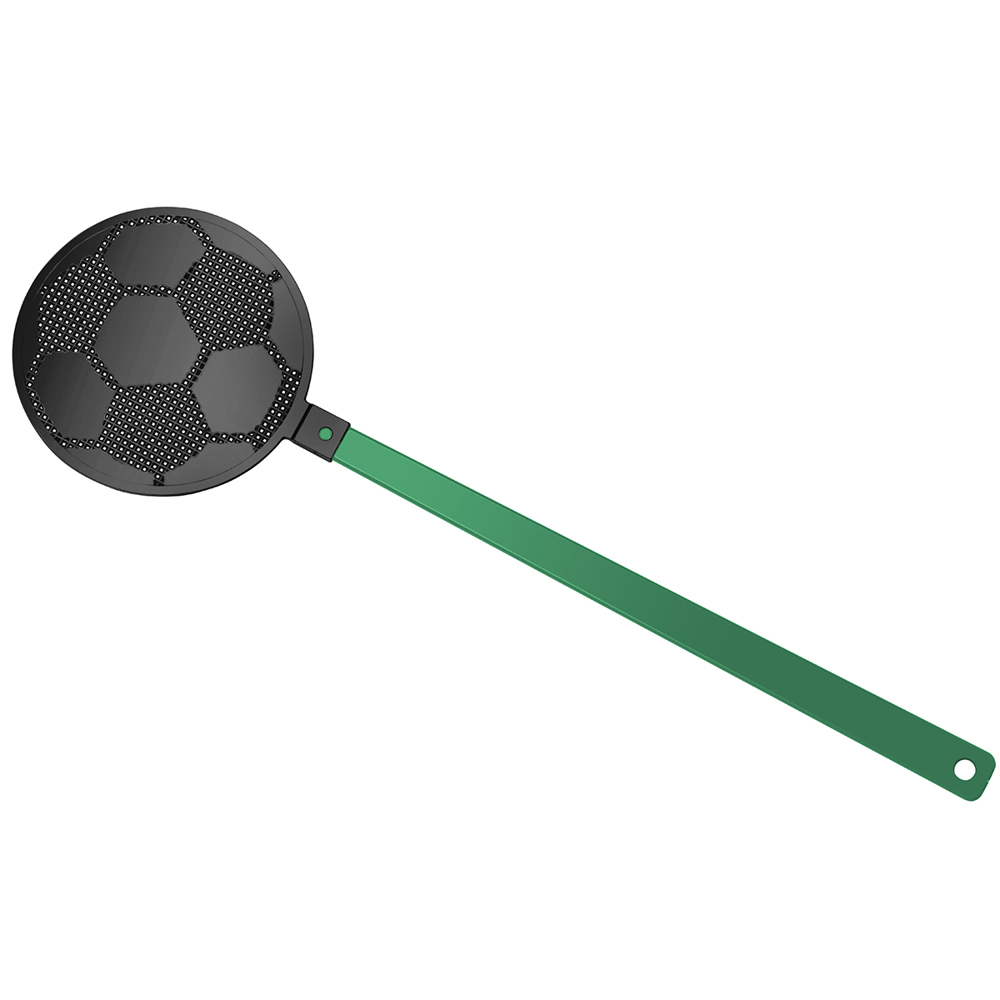 Fliegenklatsche "Fußball" - grün/schwarz