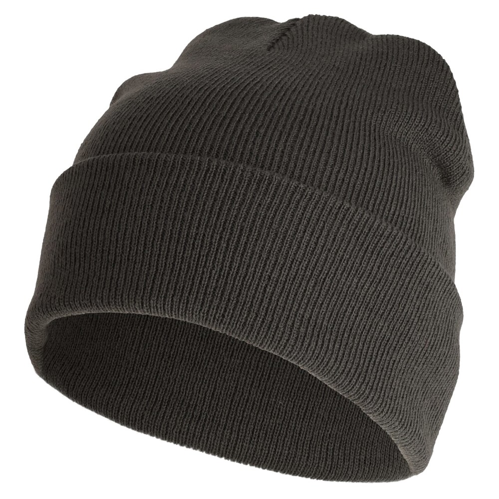 Strickmütze - Dunkelgrau (PMS Cool Grey 11c) / Dunkelgrau