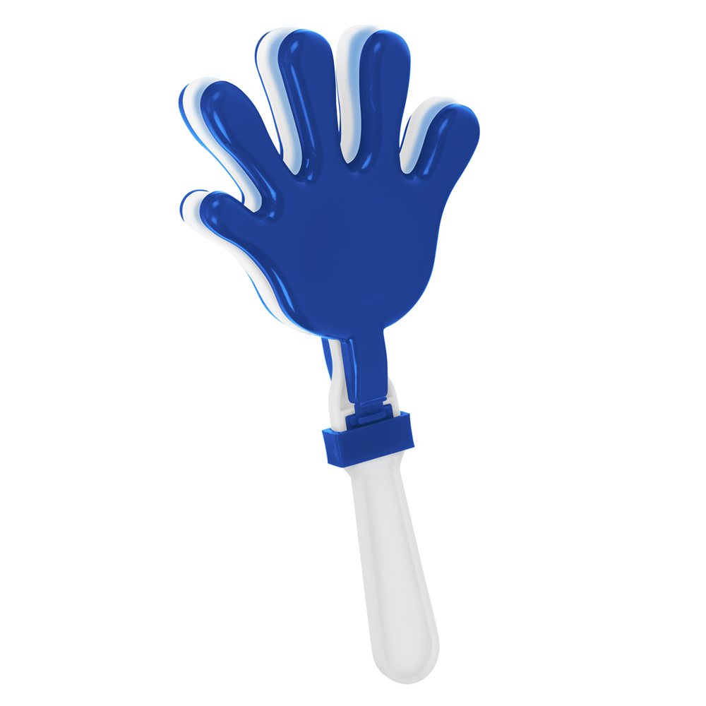 Klatsch-Hände, mini - Weiß/blau