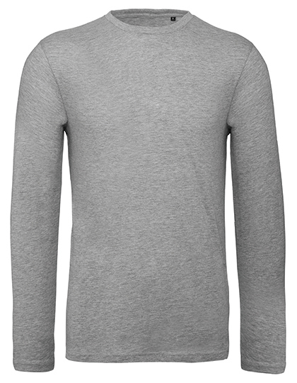 B&C BE INSPIRED - Inspire Long Sleeve T /Men_° - Sport Grey (Heather)